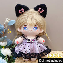 Load image into Gallery viewer, 20CM Cotton Doll Rompers Cartoon Plush Doll Replacement Outfit Lolita Dress Playing House Accessories Mini Clothes