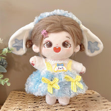 Load image into Gallery viewer, 20CM Cotton Doll Rompers Cartoon Plush Doll Replacement Outfit Cute Dress Playing House Accessories Mini Clothes