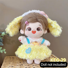 Load image into Gallery viewer, 20CM Cotton Doll Rompers Cartoon Plush Doll Replacement Outfit Cute Dress Playing House Accessories Mini Clothes