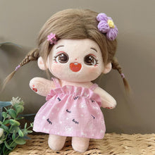Load image into Gallery viewer, 20CM Cotton Doll Rompers Cartoon Plush Doll Replacement Outfit Cute Dress Playing House Accessories Mini Clothes