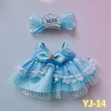 Load image into Gallery viewer, 20CM Cotton Doll Rompers Cartoon Plush Doll Replacement Outfit Lolita Dress Playing House Accessories Mini Clothes