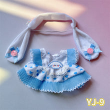 Load image into Gallery viewer, 20CM Cotton Doll Rompers Cartoon Plush Doll Replacement Outfit Lolita Dress Playing House Accessories Mini Clothes