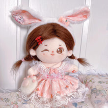 Load image into Gallery viewer, 20CM Cotton Doll Rompers Cartoon Plush Doll Replacement Outfit Lolita Dress Playing House Accessories Mini Clothes
