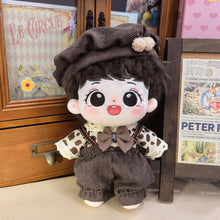 Load image into Gallery viewer, 20CM Cotton Doll Overalls Cartoon Plush Doll Replacement Outfit Playing House Accessories Mini Clothes