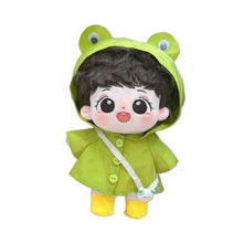 Load image into Gallery viewer, 20CM Cotton Doll Overalls Cartoon Plush Doll Replacement Outfit Playing House Accessories Mini Clothes