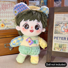 Load image into Gallery viewer, 20CM Cotton Doll Rompers Cartoon Plush Doll Replacement Outfit Lolita Dress Playing House Accessories Mini Clothes