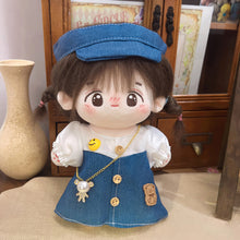 Load image into Gallery viewer, 20CM Cotton Doll Rompers Cartoon Plush Doll Replacement Outfit Lolita Dress Playing House Accessories Mini Clothes