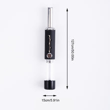 Load image into Gallery viewer, Telescopic Glass Hardware Dry Burning Pipe Pipe Glass Twisty Blunt Dry Outdoor Travel Tobacco Accessories For Men