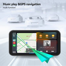 Load image into Gallery viewer, 6.25 inch Wireless Carplay Android Auto Motorcycle GPS Navigation IP67 Waterproof DVR Drive Recorder Moto Monitor WIFI