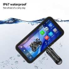 Load image into Gallery viewer, 6.25 inch Wireless Carplay Android Auto Motorcycle GPS Navigation IP67 Waterproof DVR Drive Recorder Moto Monitor WIFI