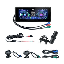 Load image into Gallery viewer, 7.0inch IPS Wireless Motorcycle CarPlay Navigation Android Auto Airplay Motorcycle Wireless Helmet Screen DVR with Dual Bluetooth