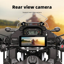 Load image into Gallery viewer, 7.0inch IPS Wireless Motorcycle CarPlay Navigation Android Auto Airplay Motorcycle Wireless Helmet Screen DVR with Dual Bluetooth