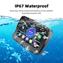 Load image into Gallery viewer, 5inch IPS Screen Portable Motorcycle Navigation Apple CarPlay Android Auto Display Screen Motorcycle Wireless Monitor Bluetooth Waterproof IP67