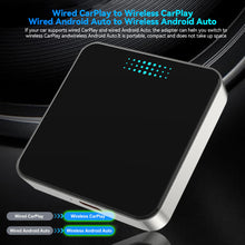 Load image into Gallery viewer, Car Smart Android Auto Wireless Carplay Ai Box Adapter Wired To Wireless Adapter Carplay Plug And Play For lPhone Phone