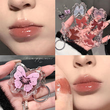 Load image into Gallery viewer, 4 Colors Moisturizing Hydrating Water-light Lip Gloss Long-lasting Non-sticky Butterfly Solid Lip Glaze Lip Makeup Cosmetics