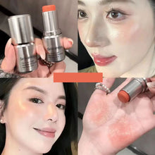 Load image into Gallery viewer, High Gloss Blusher Stick Waterproof Long-lasting Natural Brightening Fine Flashing Portable Blusher Face Makeup Cosmetics