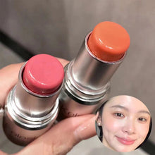 Load image into Gallery viewer, High Gloss Blusher Stick Waterproof Long-lasting Natural Brightening Fine Flashing Portable Blusher Face Makeup Cosmetics