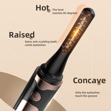 Load image into Gallery viewer, USB Charging Electric Eyelash Curler Four-speed Temperature Control Electric Heating Curling Eyelash Curler Long-lasting Shaping Eyelash Tool