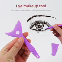 Load image into Gallery viewer, Multifunctional Silicone Eye Makeup Aid Convenient Eyeliner Eyeshadow Mascara Baffle Auxiliary Tool Portable Beauty Makeup Tool