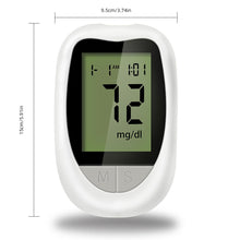 Load image into Gallery viewer, Blood Glucose Meter Household Precision Auto Coding Blood Glucose Monitor Test Paper Blood Measuring Instrument Health Monitoring