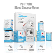 Load image into Gallery viewer, Household Precision Blood Glucose Meter Automatic Non-adjustable Code Blood Glucose Monitor Test Paper Blood Glucose Measuring Instrument