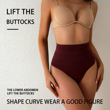 Load image into Gallery viewer, Women Mid-waist Compression Pants Elastic Slim Waist Shaping Triangle Thong Comfortable Breathable Seamless Shapewear