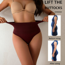 Load image into Gallery viewer, Women Mid-waist Compression Pants Elastic Slim Waist Shaping Triangle Thong Comfortable Breathable Seamless Shapewear