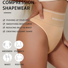 Load image into Gallery viewer, Body Shaping Tummy Control Pants Mid-waist Corset Thong Elastic Slimming Underwear Breathable Seamless Shapewear for Women