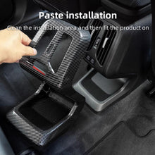 Load image into Gallery viewer, Car Rear Air Conditioning Outlet Vent Cover Trim Sticker Accessories Carbon Fiber ABS Style For BMW X1 U11 2023 2024