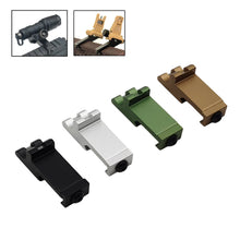 Load image into Gallery viewer, 1PC Mini Flashlight Side Support 45° Inclined Rail Flashlight Accessories DD/PO/KAC Machine Sight Side Hanging For 20MM Aluminum Alloy Guide Rail