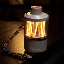 Load image into Gallery viewer, Outdoor Camping Retro Camping Light Waterproof Atmosphere Hand Light LED Long Life Flashlight Portable Power Bank