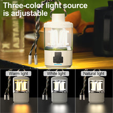 Load image into Gallery viewer, Outdoor Camping Retro Camping Light Waterproof Atmosphere Hand Light LED Long Life Flashlight Portable Power Bank