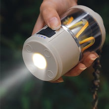 Load image into Gallery viewer, Outdoor Camping Retro Camping Light Waterproof Atmosphere Hand Light LED Long Life Flashlight Portable Power Bank
