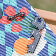 Load image into Gallery viewer, 1PC Outdoor Stainless Steel Keychain Multi-Functional EDC Gadget Portable Screwdriver Bottle Opener Nail File