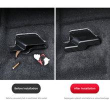 Load image into Gallery viewer, 2Pcs Car Air Vent Covers Grille Rear Seat Bottom Anit-Blocking Outlet Under Seat Dust Cover For BMW X1 F48 2017 - 2023 X2 F39 Interior Accessories