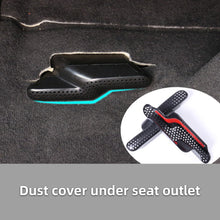 Load image into Gallery viewer, 2Pcs Car Air Vent Covers Grille Rear Seat Bottom Anit-Blocking Outlet Under Seat Dust Cover For BMW X1 F48 2017 - 2023 X2 F39 Interior Accessories