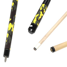 Load image into Gallery viewer, 1PC 12.5MM 1/2 Split Maple Billiard Cue Front Arm Camouflage Pattern Billiard Supplies