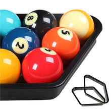 Load image into Gallery viewer, 1PC Billiards Black Plastic Diamond Shaped Nine-Ball Stand Shatter-Resistant Durable Swing Ball Frame Billiards Supplies