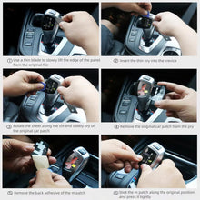 Load image into Gallery viewer, 3Pcs/Set Car Gear Shift Knob Panel Gear Button Cover Emblem Performance Transmitting Sticker For BMW 1 2 3 4 5 7 Series X1 X3 X4 X5 X6 M3 M5