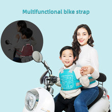 Load image into Gallery viewer, Adjustable High Strength Motorcycle Bicycle Bike Safety Seat Reflective Belt Strap for Kids Children Harness