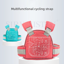Load image into Gallery viewer, Adjustable High Strength Motorcycle Bicycle Bike Safety Seat Reflective Belt Strap for Kids Children Harness