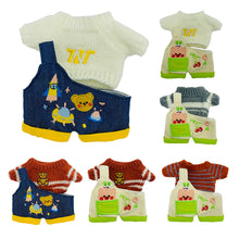 Load image into Gallery viewer, 20CM Cotton Doll Rompers Cartoon Plush Doll Replacement Outfit Playing House Accessories Mini Clothes