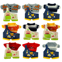 Load image into Gallery viewer, 20CM Cotton Doll Rompers Cartoon Plush Doll Replacement Outfit Playing House Accessories Mini Clothes