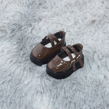 Load image into Gallery viewer, 1 Pair 1/4 BJD PU Leather Doll Shoes High Heels Leather Shoes for Little 16 inches Sharon Doll Clothing Accessories Toys