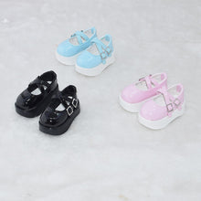 Load image into Gallery viewer, 1 Pair 1/4 BJD PU Leather Doll Shoes High Heels Leather Shoes for Little 16 inches Sharon Doll Clothing Accessories Toys