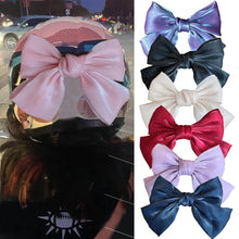 Load image into Gallery viewer, Motorcycle Helmet Decoration Electric Bike Helmet Silks and Satins Bow Style for Car Body Decoration Accessories Bowknot For Girl Women
