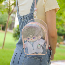 Load image into Gallery viewer, 1Pc Mystery Box Storage Case Anime Ornaments Mystery Box Organizer Box 20cm Cotton Dolls Display Bag With Keychain