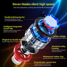 Load image into Gallery viewer, Piar Car H7 H11 H8 H9 9005 HB3 9006 Convex Lens LED Fog Light Bulb Led Fog Lamp Lens 6000K High Bright White 3600LM Fog Light For DC12V