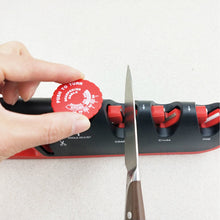 Load image into Gallery viewer, 4 In 1 Tungsten Steel Kitchen Facilitative Sharpener Tool Angle Adjustable Knives Sharpener Professional Knife Sharpening Kitchen Tool
