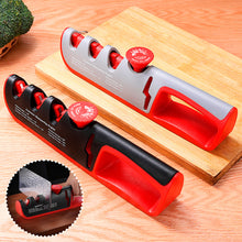Load image into Gallery viewer, 4 In 1 Tungsten Steel Kitchen Facilitative Sharpener Tool Angle Adjustable Knives Sharpener Professional Knife Sharpening Kitchen Tool